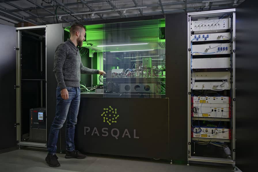Pasqal salle serveurs informatique quantique atomes neutres